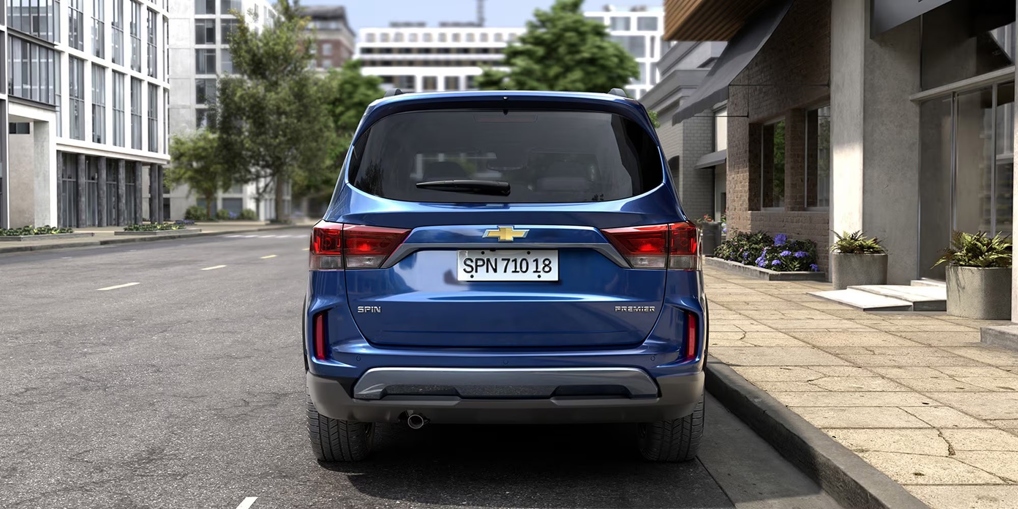 Confira a traseira do Chevrolet Spin 2027