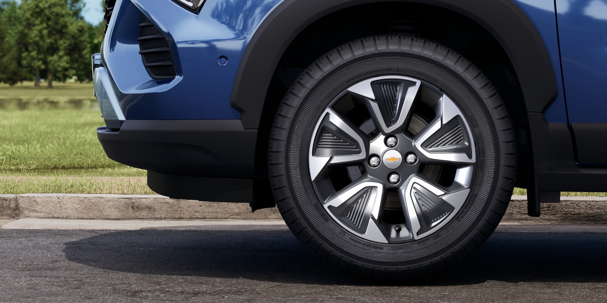 Carro Spin 2027 com rodas de liga leve para um movimento estável e silencioso